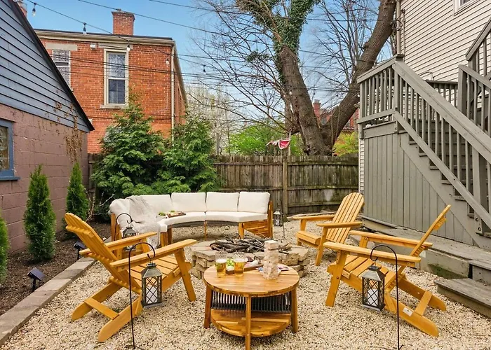 Walk To Osu & Short North Free Parking Fire Pit Apartamento *